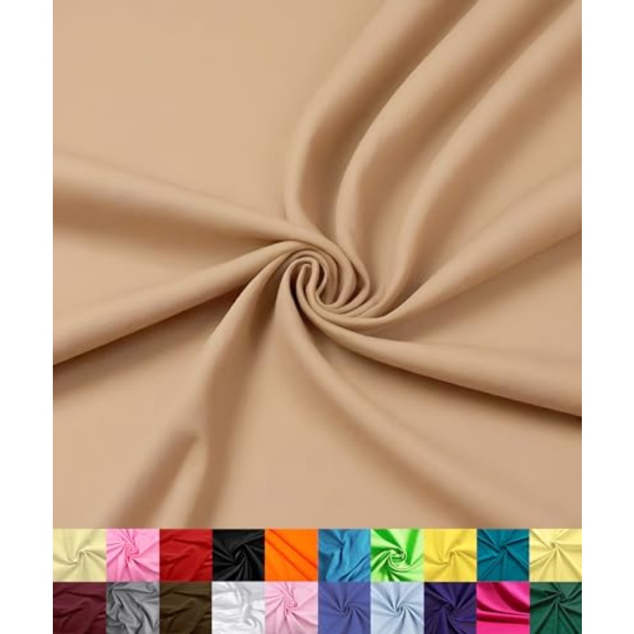 Home And Textiles - Poly Cotton Fabric for Sewing Broadcloth