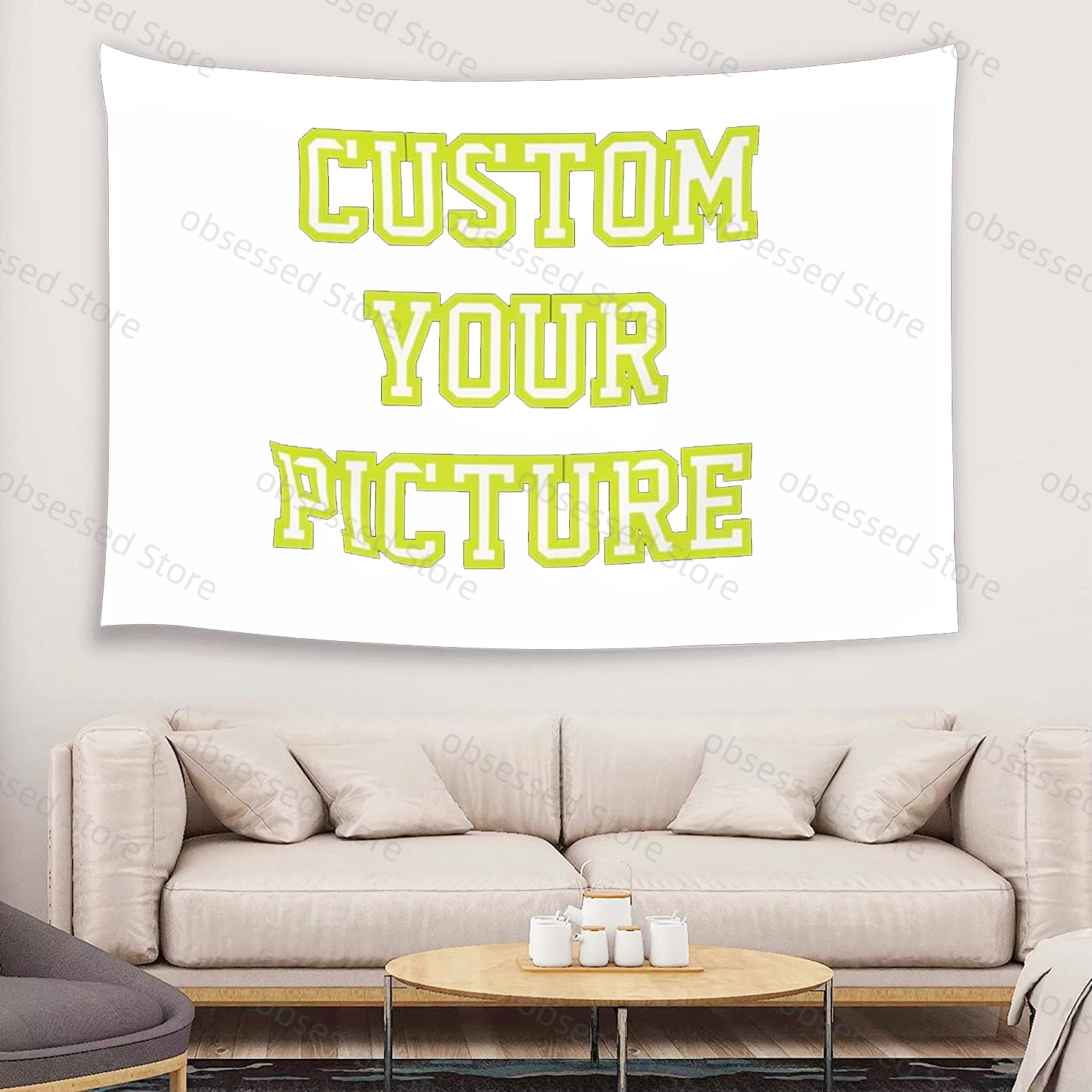Customized tapestry printing f - Home And Textiles avis et prix