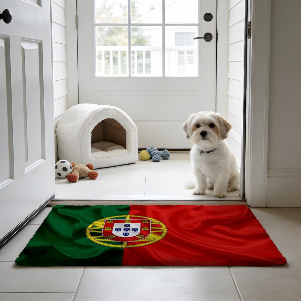 -P-Portugal Floor Mat Flannel  - Home Textiles Portugal avis et prix