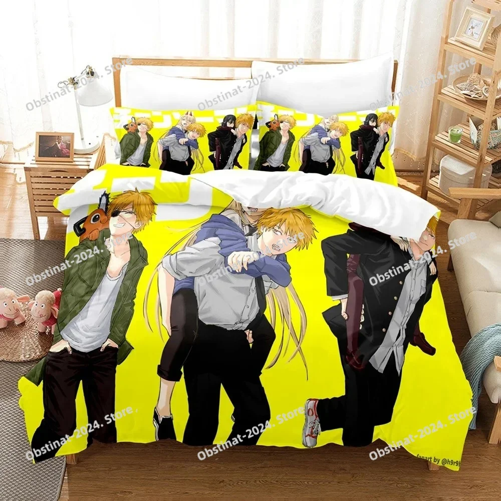 Chainsaw Man Bedding Set Duvet - Home Textiles Bedding avis et prix