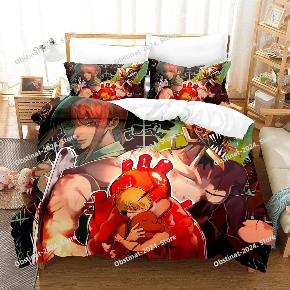 Chainsaw Man Bedding Set Duvet - Home Textiles Bedding avis et prix