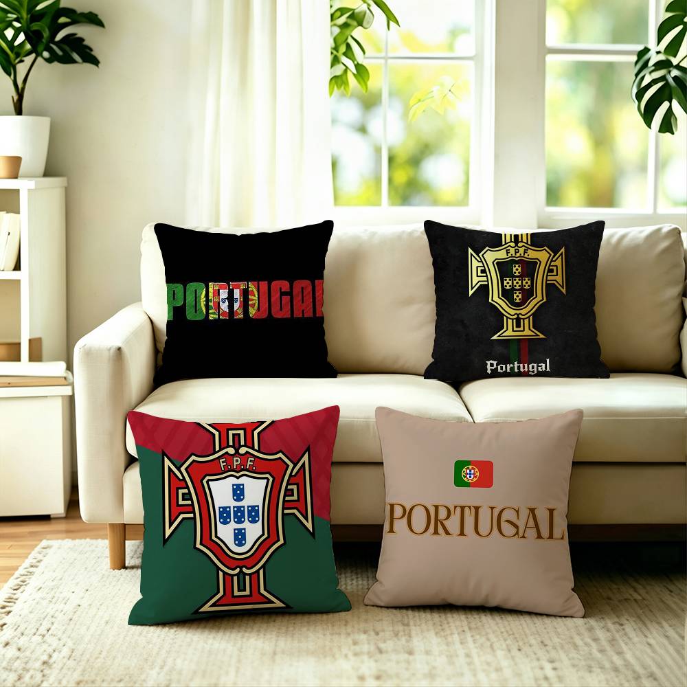 Portugal The Quinas Flag Squar - Home Textiles Portugal avis et prix