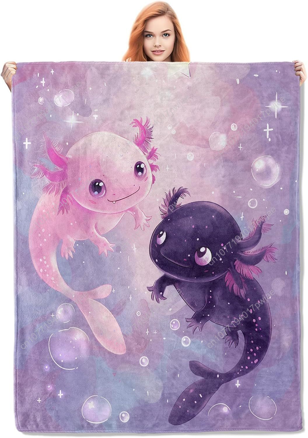 Axolotl Blanket Cute Axolotls  - Home And Textiles avis et prix