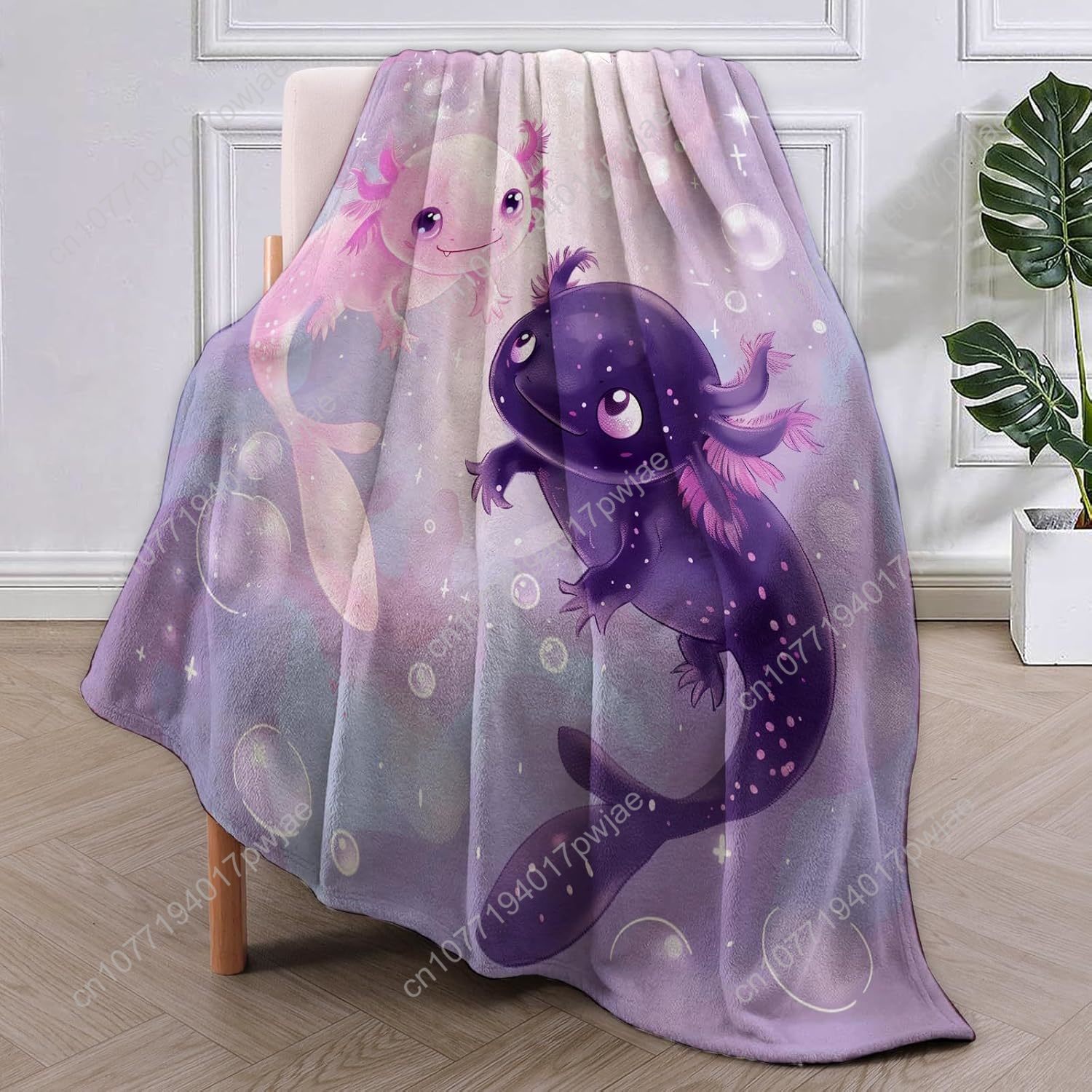 Axolotl Blanket Cute Axolotls  - Home And Textiles avis et prix