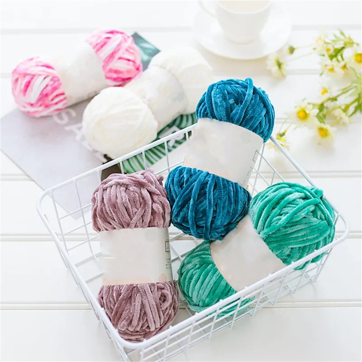 3pcs 100g Super Soft Velvet Ya - Throw Blanket Chunky Knit avis et prix
