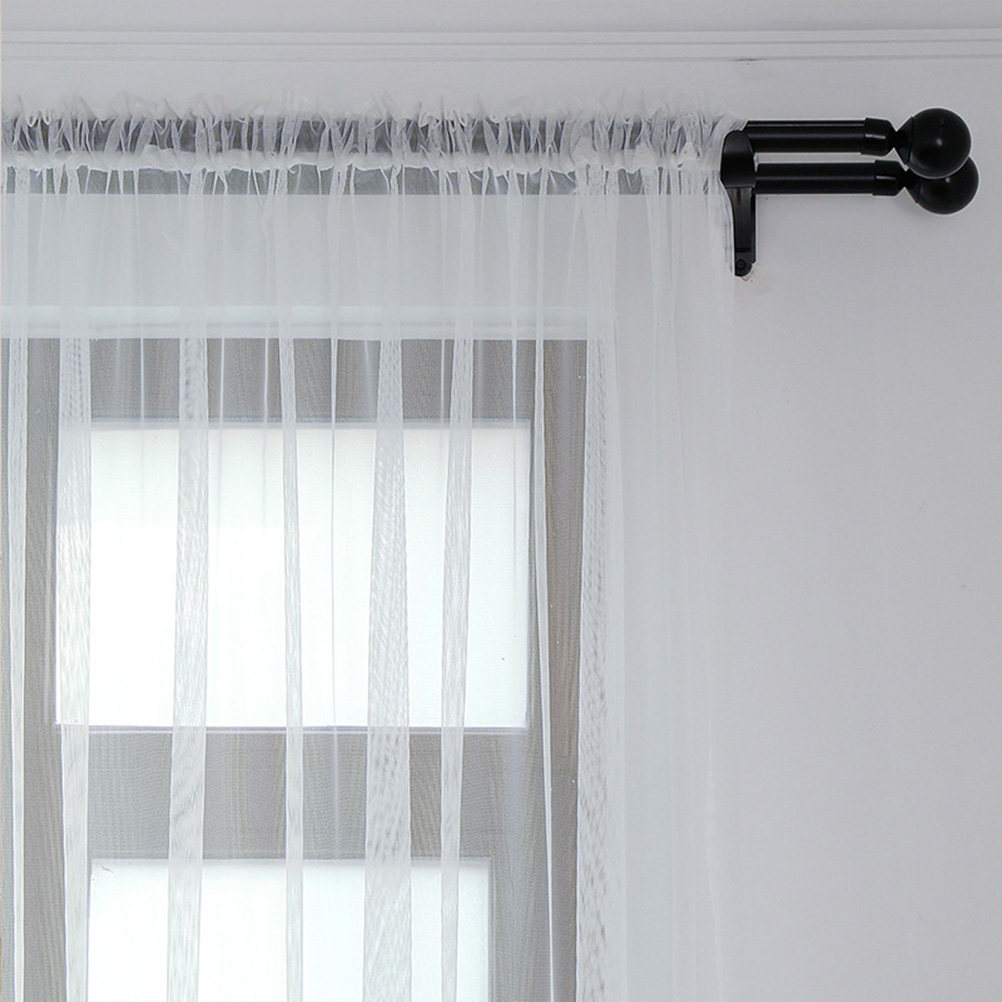 White Sheer Voile Window Curta - Curtain Sheer Voile avis et prix