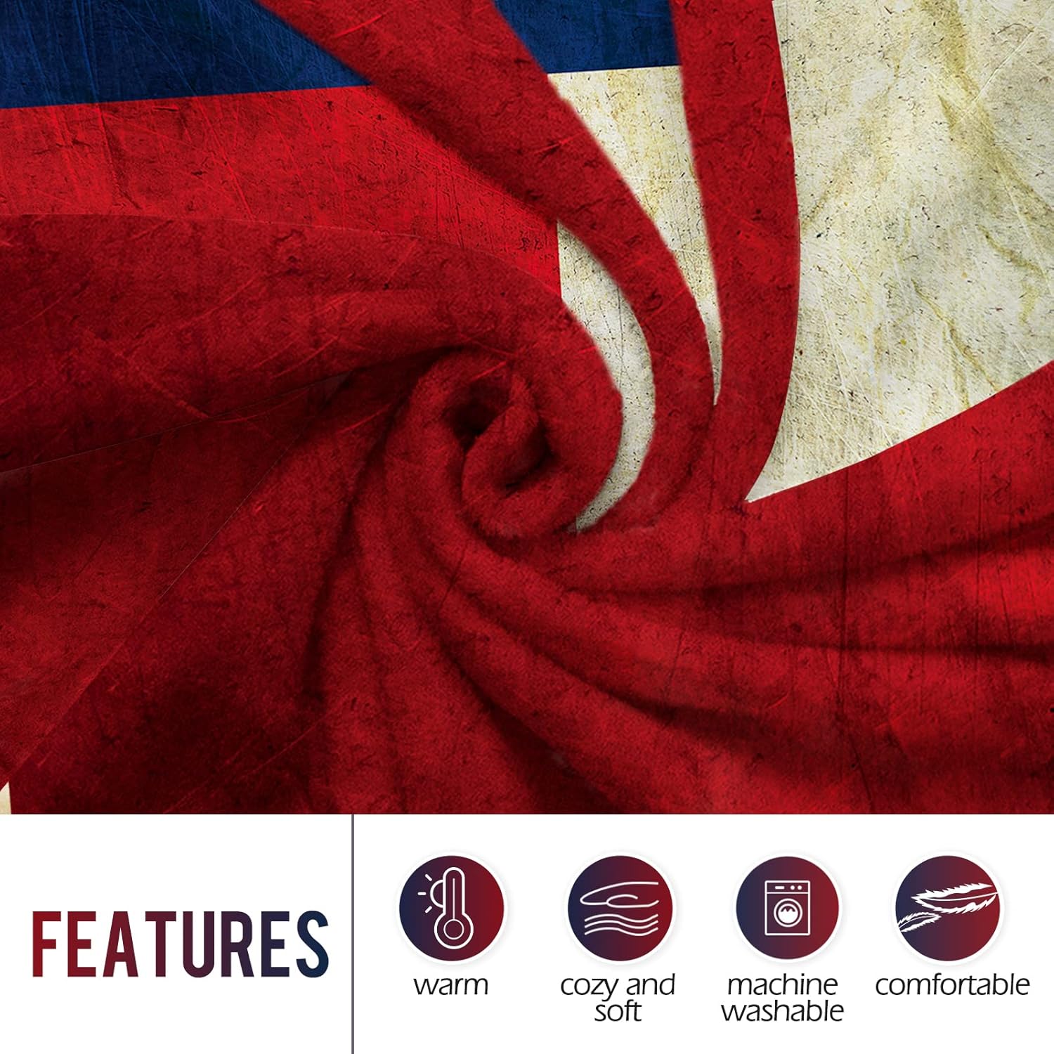 Levens Texas Flag Throw Blanke - Home And Textiles avis et prix