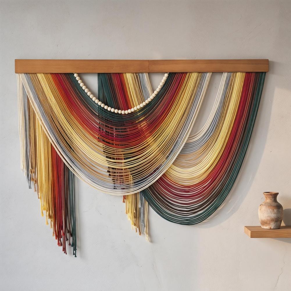Handmade Tassel Tapestry Retro - Home Art Textiles avis et prix