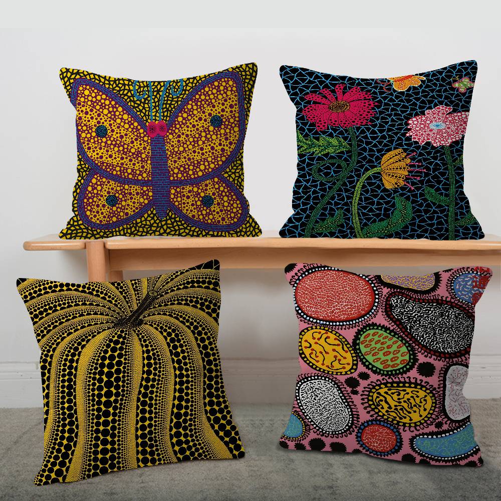 k-Kusama y-Yayoi Art Pillow Co - Home Art Textiles avis et prix