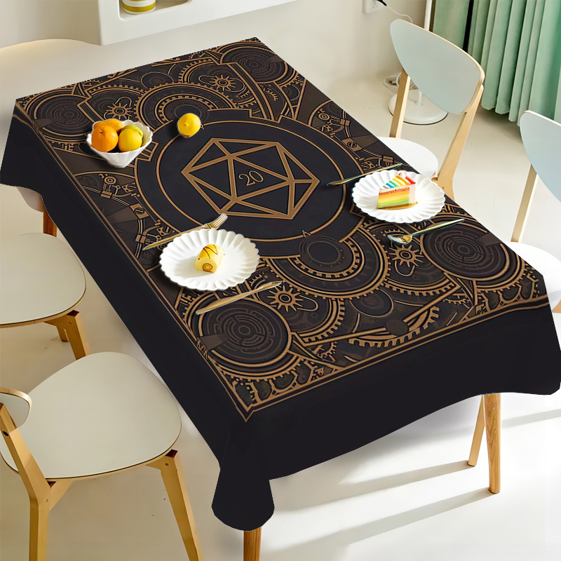 Steampunk Black Golden Gear Pa - Home And Textiles avis et prix