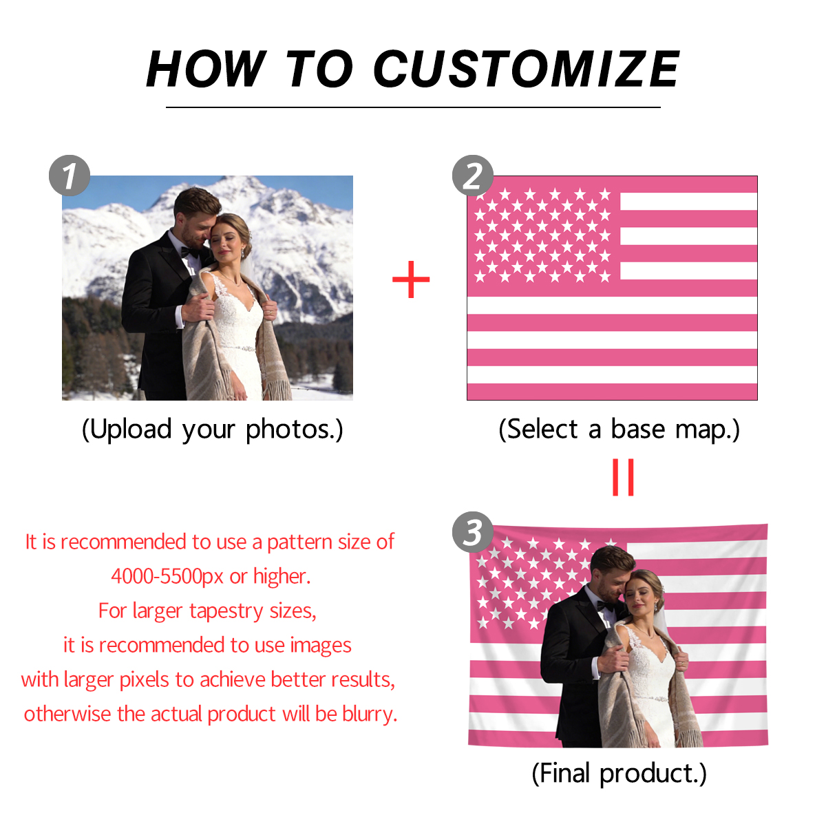 1pc Personalized photo customi - Home And Textiles avis et prix