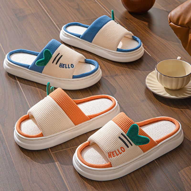 New Style Linen Slippers for W - Home And Textiles avis et prix