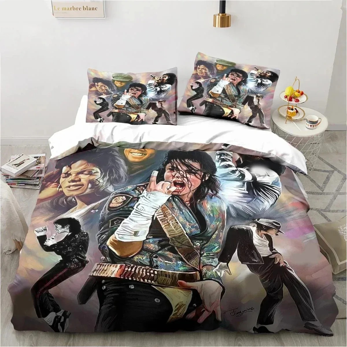 3D Printed Michael Jackson Bed - Home Textiles Bedding avis et prix