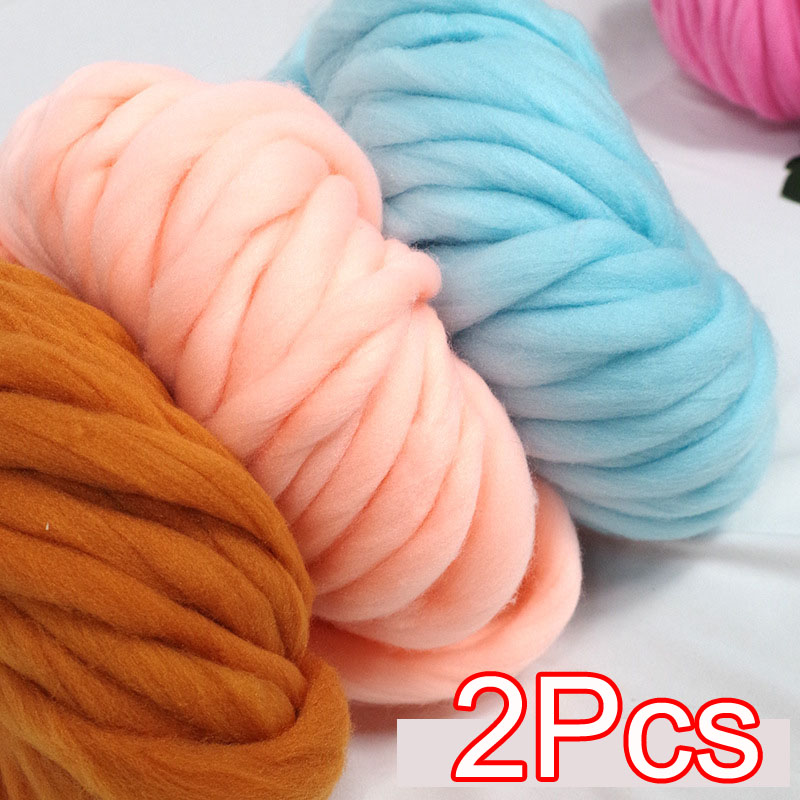 2Pcs 250g Super Chunky Yarn ha - Throw Blanket Chunky Knit avis et prix
