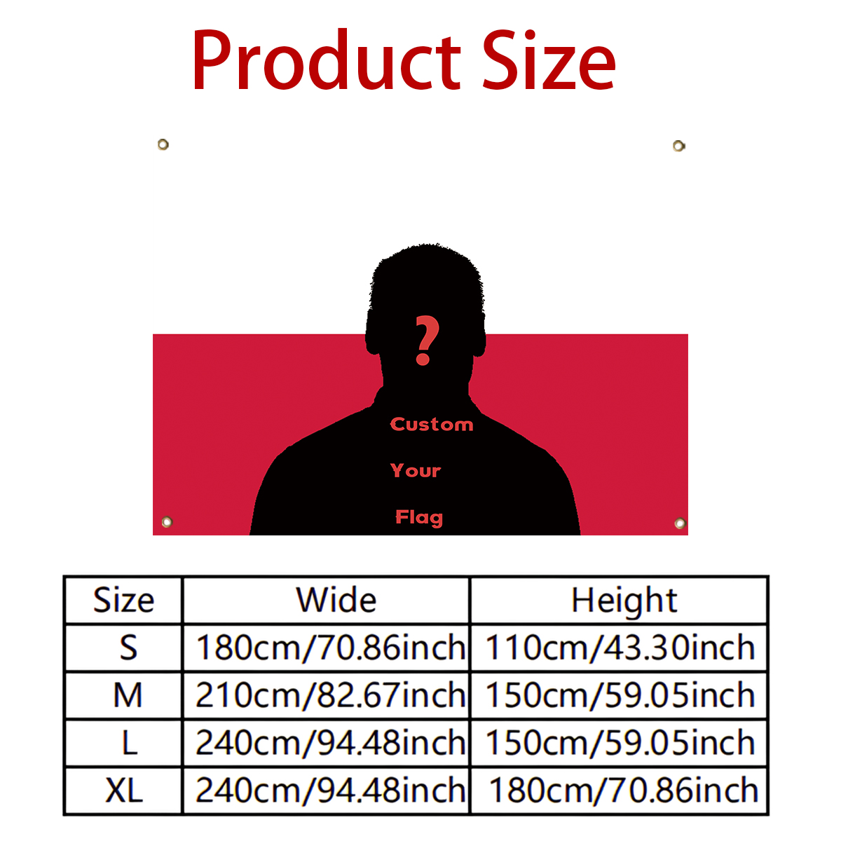 1Pc Custom Photo Polyster Flag - Home And Textiles avis et prix
