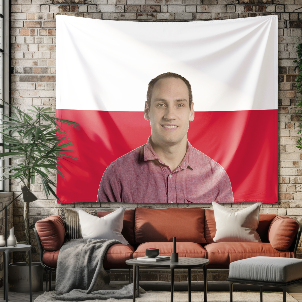 1Pc Custom Photo Polyster Flag - Home And Textiles avis et prix