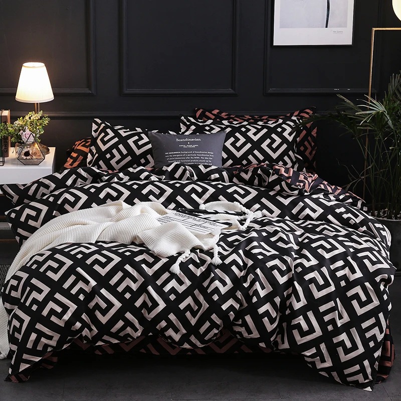 Luxury Black Bedding Comforter - Home Textiles Bedding avis et prix