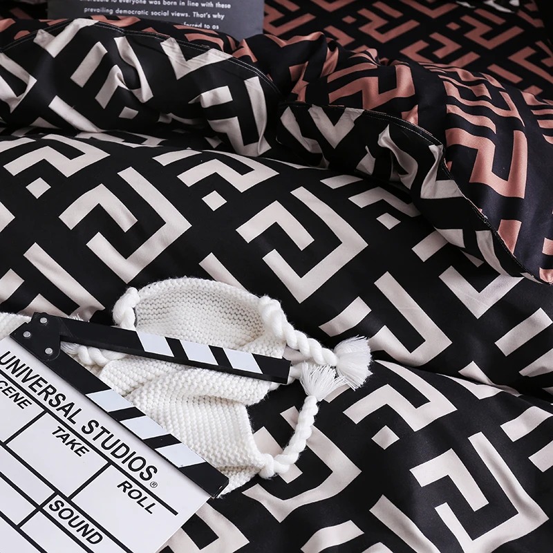 Luxury Black Bedding Comforter - Home Textiles Bedding avis et prix