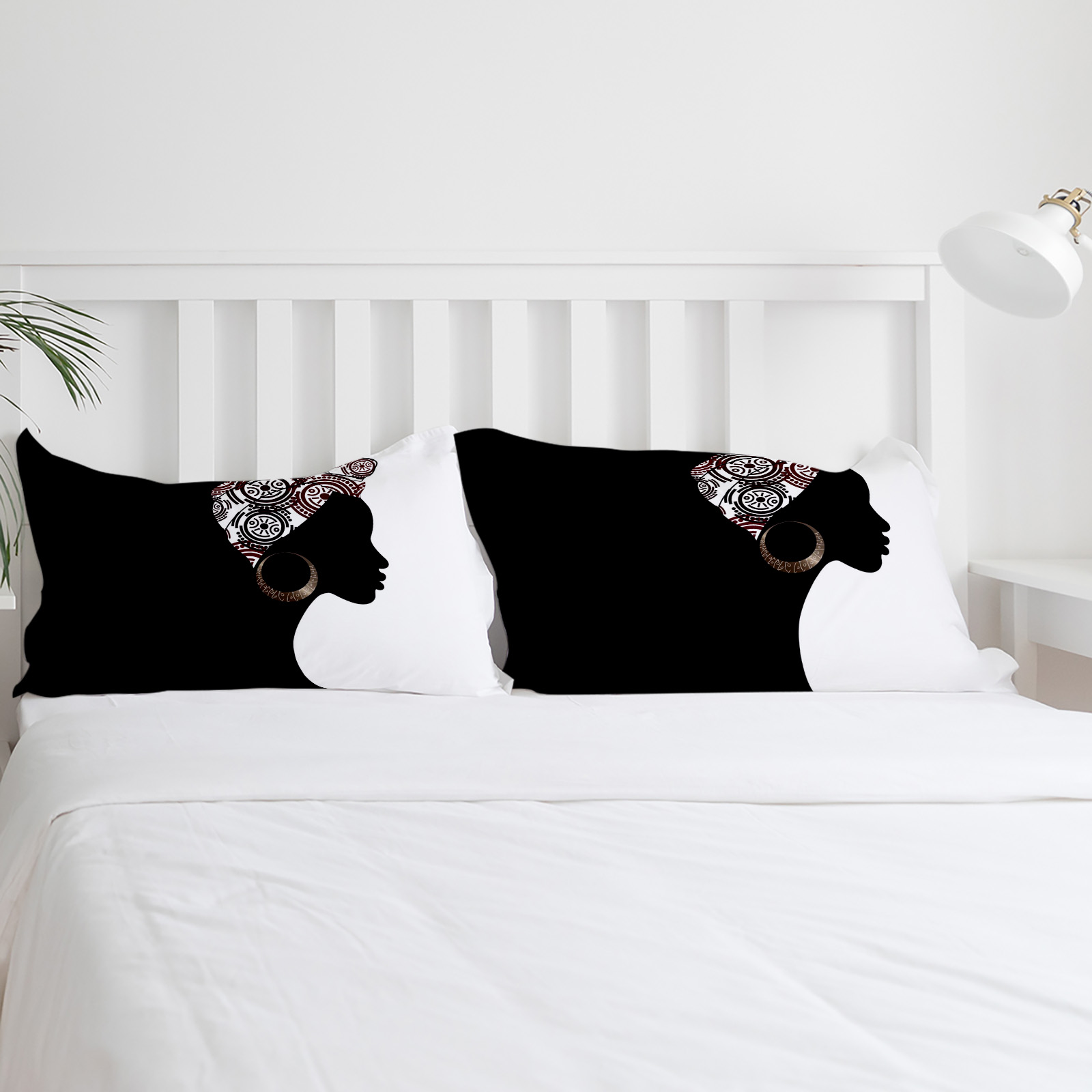 Black Woman Black White Beddin - Home Textiles Bedding avis et prix
