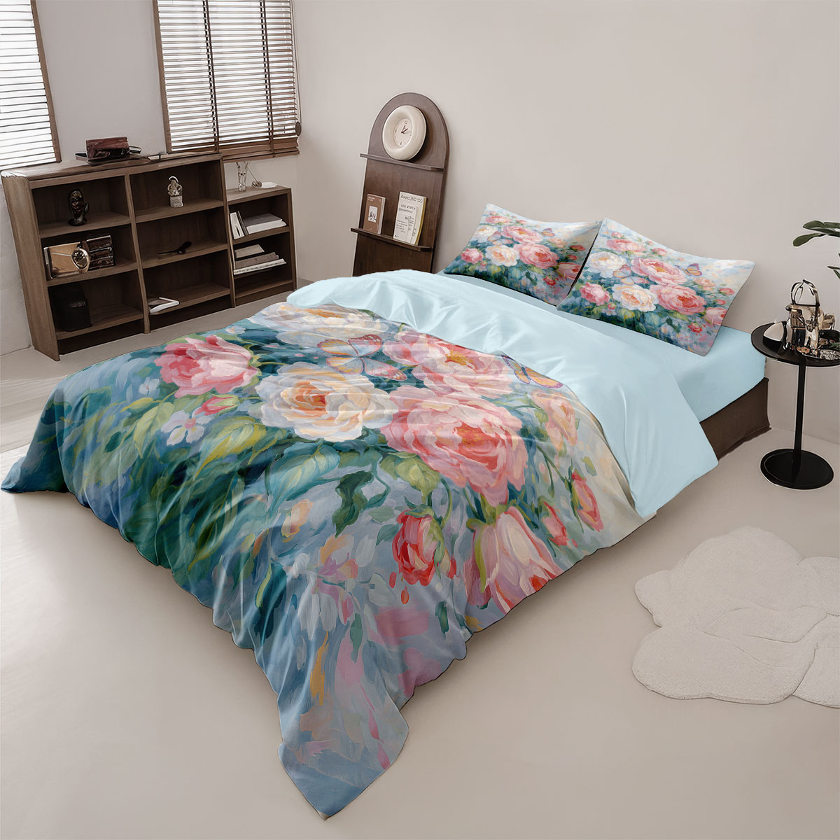 3pcs Spring Colored Floral Pri - Home Textiles Bedding avis et prix