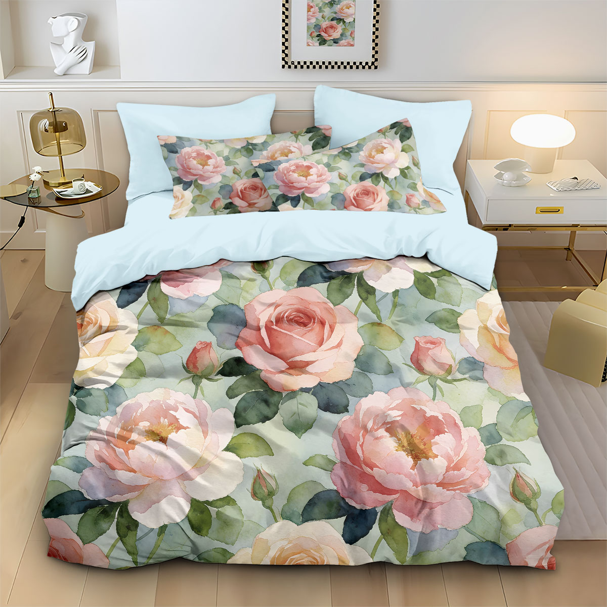 3pcs Spring Colored Floral Pri - Home Textiles Bedding avis et prix