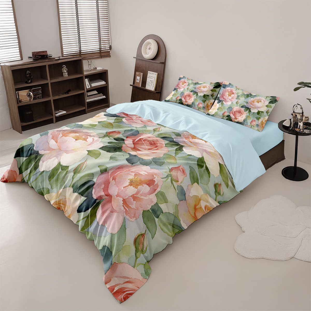 3pcs Spring Colored Floral Pri - Home Textiles Bedding avis et prix