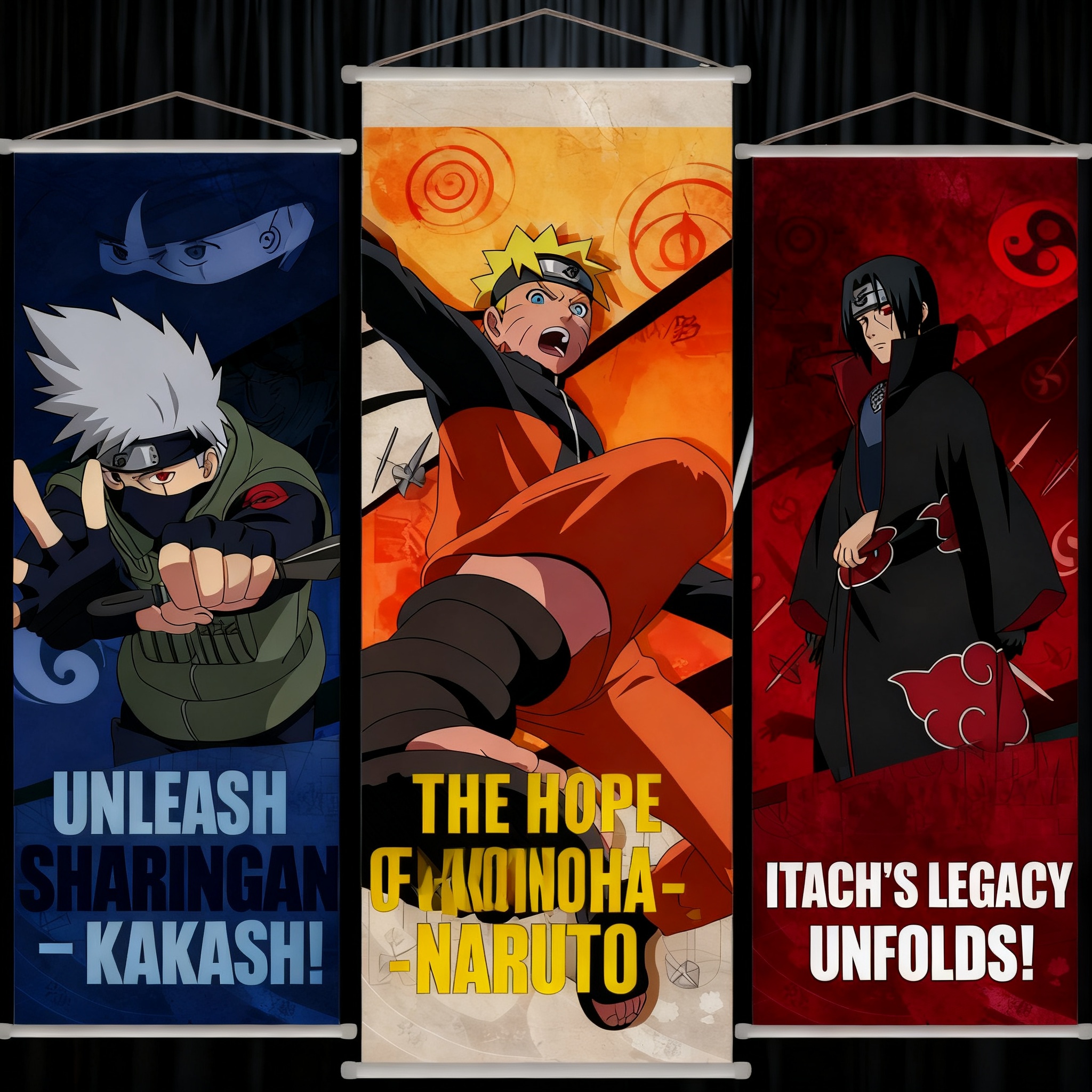 Naruto Anime Uzumaki Long Scro - Home And Textiles avis et prix